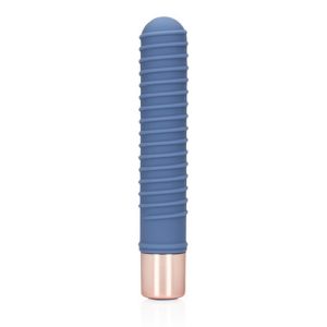 MINI VIBRADOR LOVELINE COM NERVURAS (AZUL) - Image 7