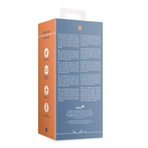 MINI VIBRADOR LOVELINE COM NERVURAS (AZUL) - Image 3