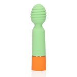 MINI VIBRADOR LOVELINE COM NERVURAS (VERDE)