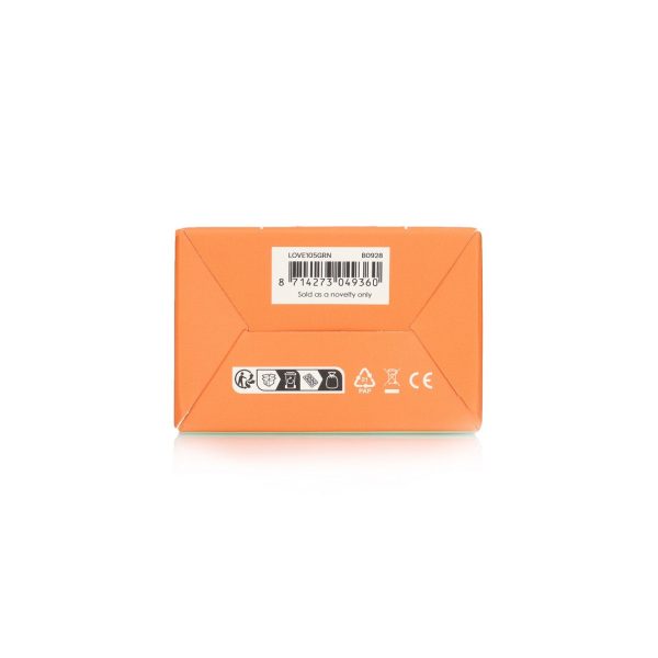 MINI VIBRADOR LOVELINE COM NERVURAS (VERDE)