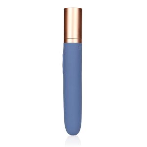 VIBRADOR DE VIAGEM LOVELINE COM COMPARTIMENTO PARA LUBRIFICANTE (AZUL) - Image 6