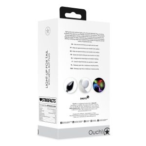 PLUG ANAL COM CAUDA DE RAPOSA OUCH! (BRANCO) - Image 3