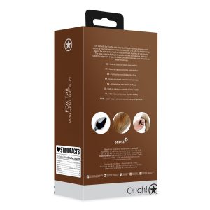 PLUG ANAL COM CAUDA DE RAPOSA OUCH! (CASTANHO) - Image 3