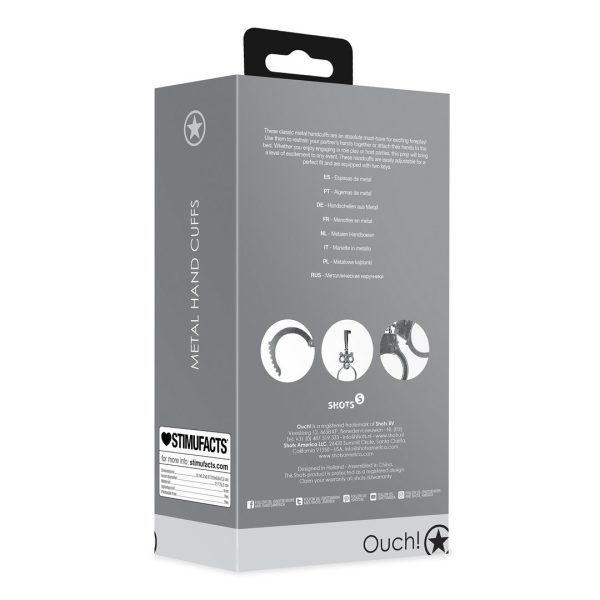 ALGEMAS OUCH! EM METAL (PRATEADO)