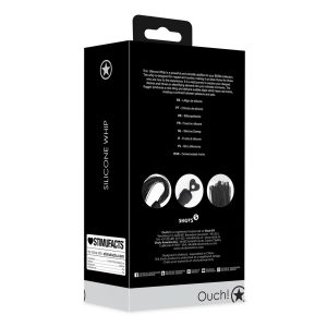 CHICOTE OUCH! DE SILICONE (PRETO) - Image 3