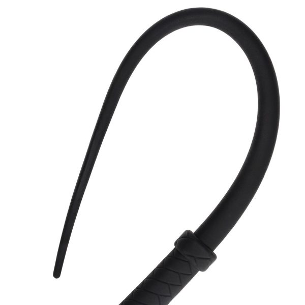 CHICOTE TAIL WHIP DE SILICONE (PRETO)
