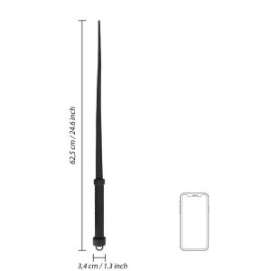 CHICOTE TAIL WHIP DE SILICONE (PRETO) - Image 6