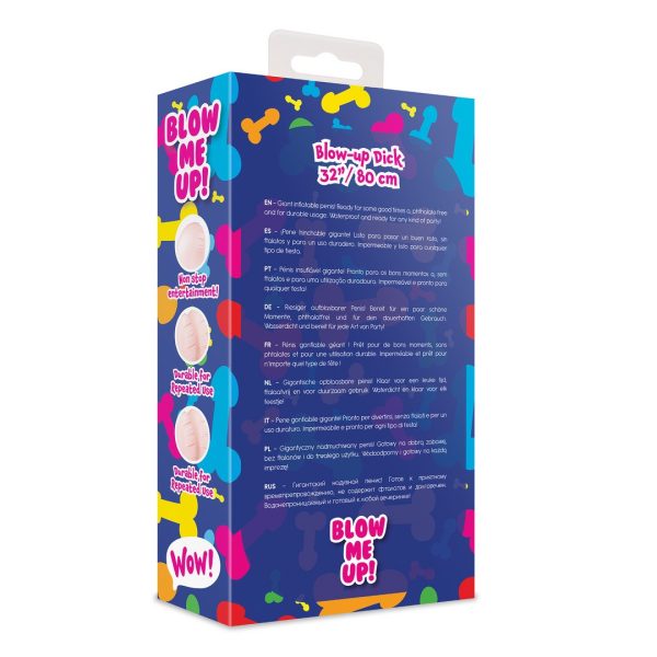 PÉNIS INSUFLÁVEL GIGANTE S-LINE | 80 CM