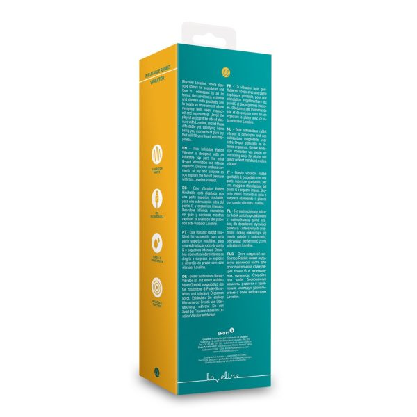 VIBRADOR RABBIT INSUFLÁVEL PEACOCK (AZUL) 2 VIBRADOR RABBIT INSUFLÁVEL PEACOCK (AZUL)