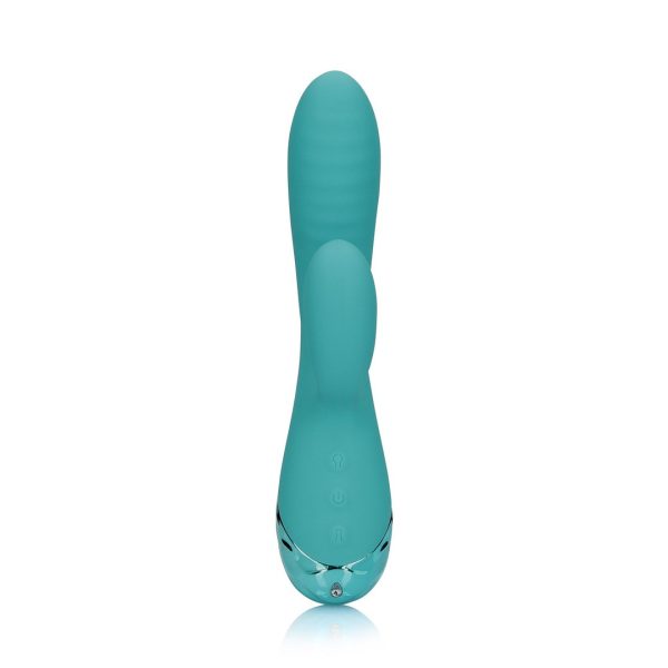 VIBRADOR RABBIT INSUFLÁVEL PEACOCK (AZUL) 4 VIBRADOR RABBIT INSUFLÁVEL PEACOCK (AZUL)