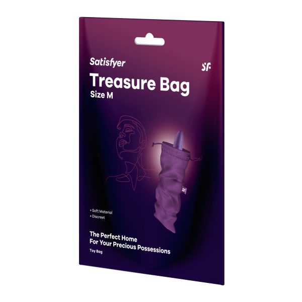 BOLSA TREASURE BAG SATISFYER MÉDIO (VIOLETA) 3 BOLSA TREASURE BAG SATISFYER MÉDIO (VIOLETA)