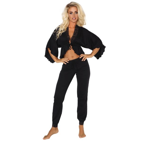 CONJUNTO DE 2 PEÇAS MARGOT (PRETO)