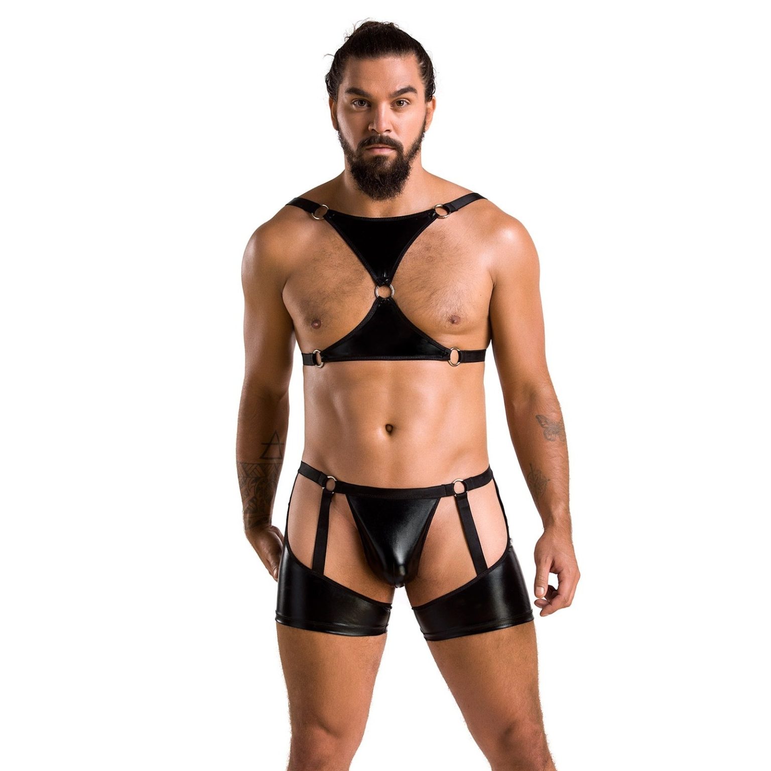 Flame Love Shop 10 CONJUNTO DE 2 PEÇAS ARON (PRETO)