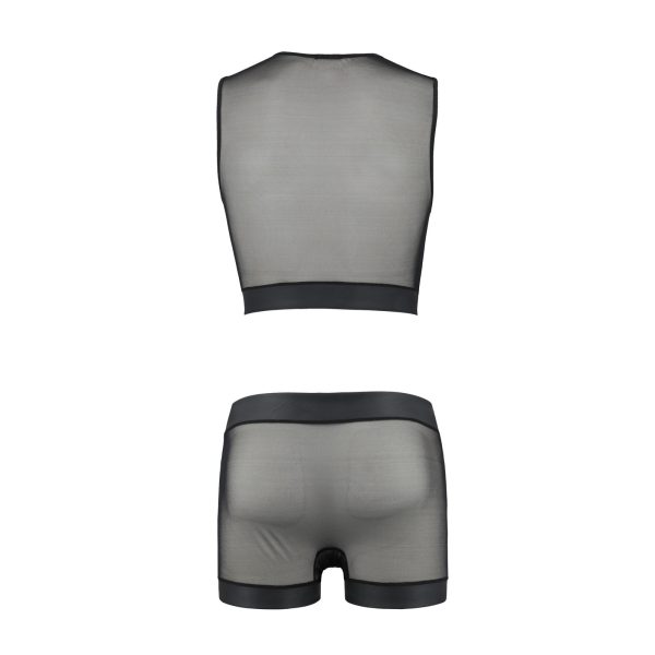 CONJUNTO DE 2 PEÇAS WILLIAM (PRETO)