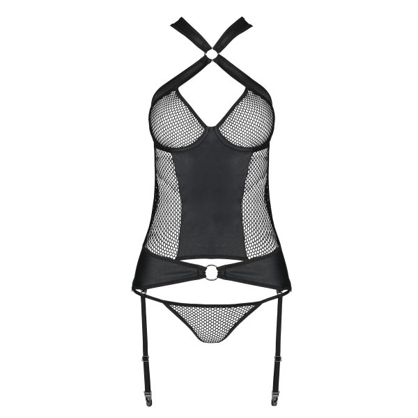 CORPETE E TANGA AMANDA (PRETO)