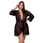 ROBE E TANGA AMBERLY (PRETO) | TAMANHO QUEEN
