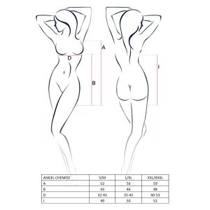 CAMISA DE NOITE E TANGA ANGEL (BEGE) - Image 3