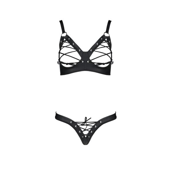 CONJUNTO DE 2 PEÇAS CELIN BIKINI (PRETO) | TAMANHO QUEEN 2 CONJUNTO DE 2 PEÇAS CELIN BIKINI (PRETO) | TAMANHO QUEEN