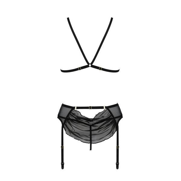 CONJUNTO DE 3 PEÇAS DELIENA (PRETO)