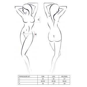 CONJUNTO DE 3 PEÇAS EXPRESSION (PRETO) - Image 2