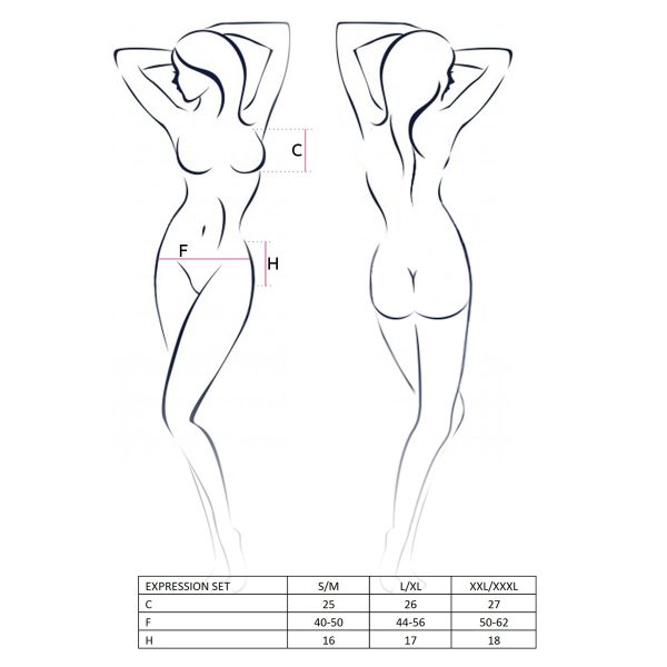 CONJUNTO DE 3 PEÇAS EXPRESSION (PRETO)