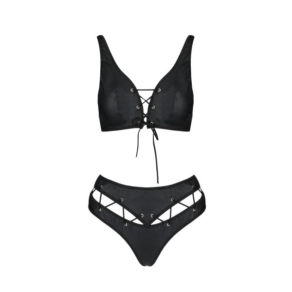 CONJUNTO DE 2 PEÇAS FRANCESCA (PRETO)