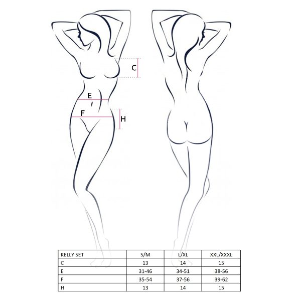 CONJUNTO DE 3 PEÇAS KELLY (PRETO)