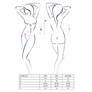 CONJUNTO DE 2 PEÇAS LEXINE (PRETO) - Image 2