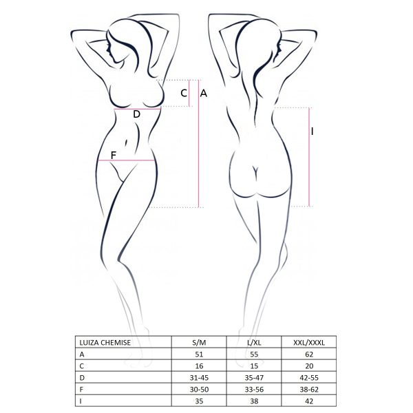 CAMISA DE NOITE E TANGA LUIZA (PRETO) 1 CAMISA DE NOITE E TANGA LUIZA