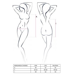 CAMISA DE NOITE E TANGA MARGARIDA (PRETO) - Image 2