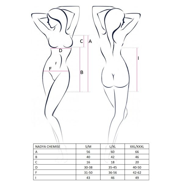 CAMISA DE NOITE E TANGA NADYA (PRETO)