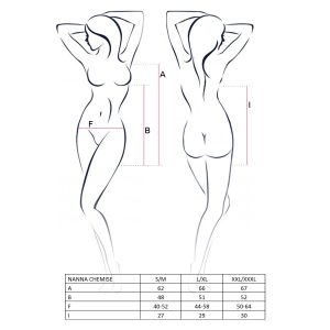 CAMISA DE NOITE E TANGA NANNA (PRETO) - Image 3