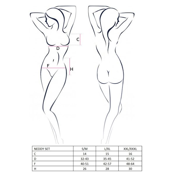 CONJUNTO DE 2 PEÇAS NEDDY (PRETO) 1 CONJUNTO DE 2 PEÇAS NEDDY (PRETO)