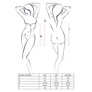 CAMISA DE NOITE E TANGA WILMA (BRANCO) - Image 2