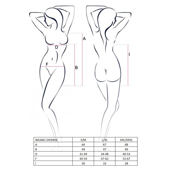 CAMISA DE NOITE E TANGA WILMA (BRANCO)