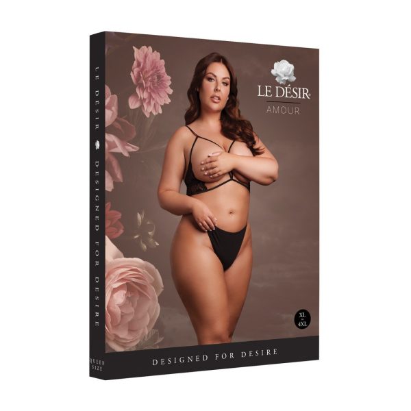 SUTIÃ TRIANGULAR COM RENDA (PRETO) | TAMANHO QUEEN 6 SUTIÃ TRIANGULAR COM RENDA (PRETO) | TAMANHO QUEEN