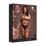 ARNÊS CORPORAL COM LIGAS (PRETO) | TAMANHO QUEEN