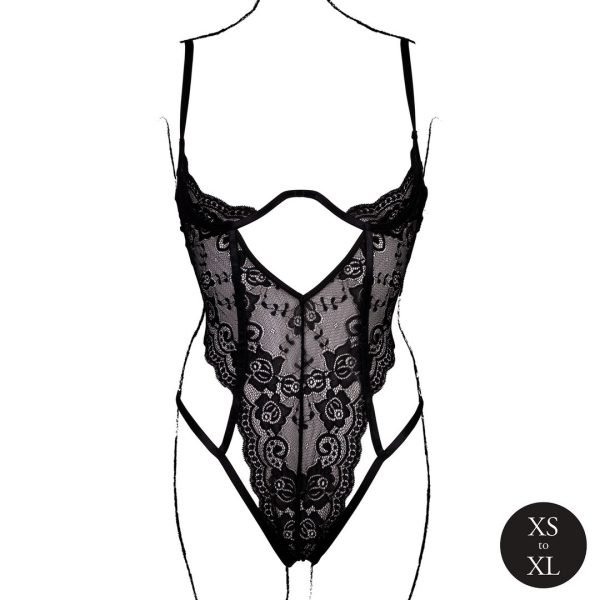 BODY LACE UNDERWIRED (PRETO) | XS / XL