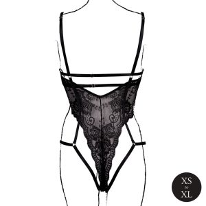 BODY LACE UNDERWIRED (PRETO) | XS / XL - Image 6