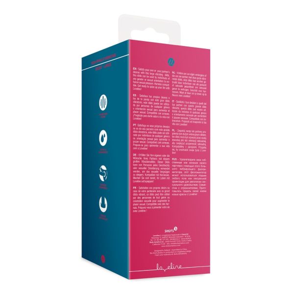 VIBRADOR NON-PHALLIC LOVELINE GRANDE (VERMELHO)