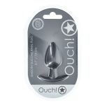 PLUG ANAL OUCH! MÉDIO (PRATEADO) | 7,9 CM