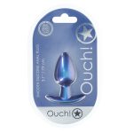 PLUG ANAL OUCH! MÉDIO (AZUL) | 7,9 CM