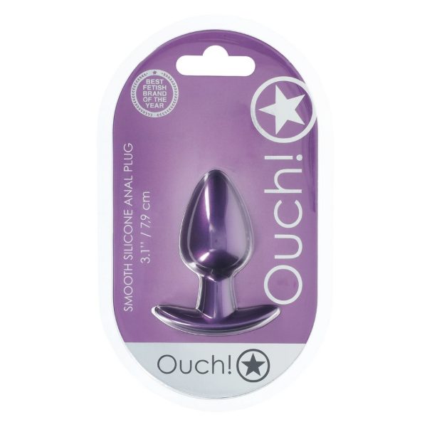 PLUG ANAL OUCH! MÉDIO (ROXO) | 7,9 CM