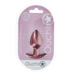 PLUG ANAL OUCH! MÉDIO (PRATEADO) | 7,9 CM