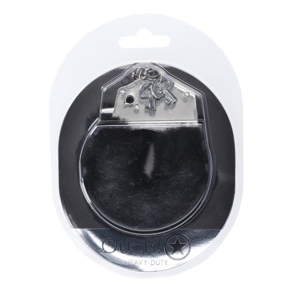 ALGEMAS COM PELÚCIA HEAVY-DUTY (PRETO)