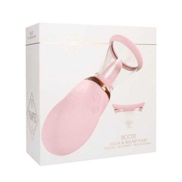 BOMBA PARA VULVA E SEIOS BOOST (ROSA)