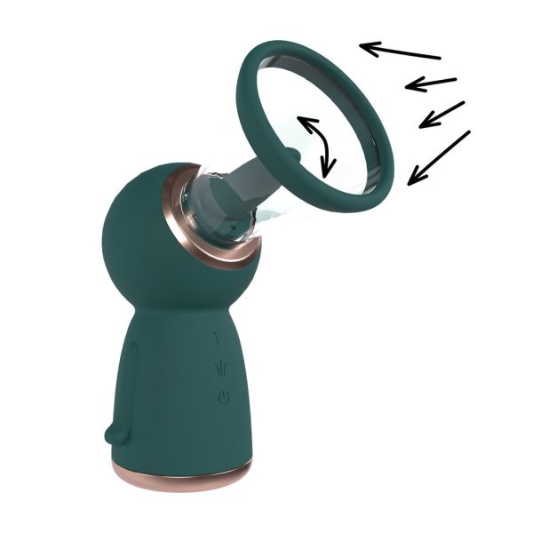 BOMBA PARA VULVA E SEIOS EXQUISITE (VERDE)