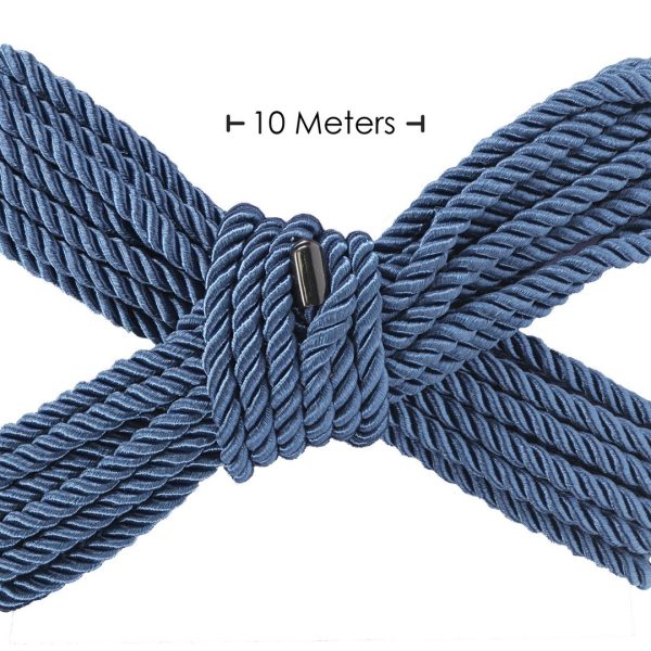 CORDA DE POLIÉSTER PARA BONDAGE OUCH! (AZUL MARINHO) | 10 M