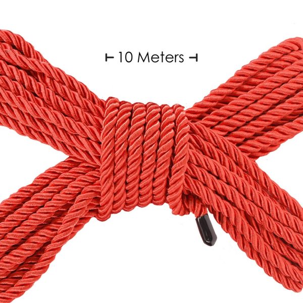 CORDA DE POLIÉSTER PARA BONDAGE OUCH! (VERMELHO) | 10 M