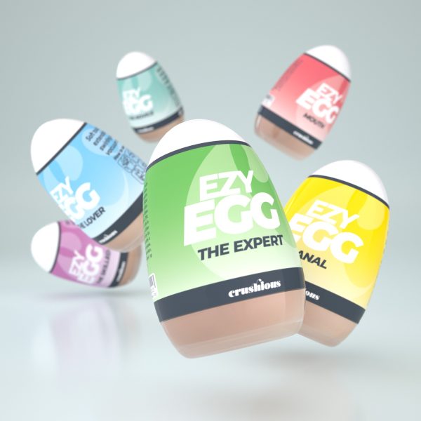 PACK 6 OVOS MASTURBADORES EZY EGG